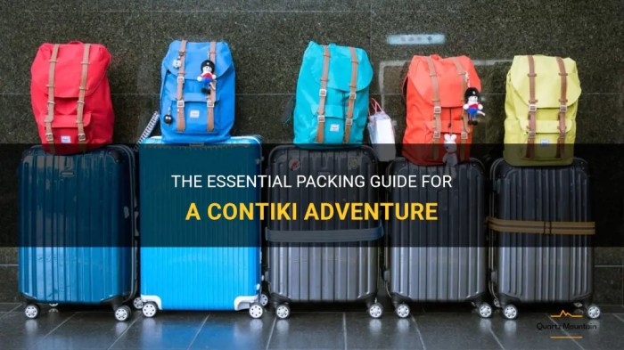 The Essential Packing Guide For A Contiki Adventure | QuartzMountain